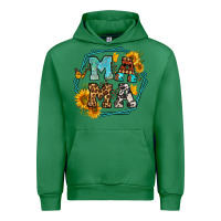 Emerald sunflowers hexagon frame mama Urban Hoodie - Jasminsmagicworld