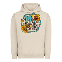 Pigment French Oak sunflowers hexagon frame mama Urban Hoodie - Jasminsmagicworld