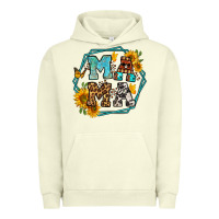 Pigment Pistachio sunflowers hexagon frame mama Urban Hoodie - Jasminsmagicworld