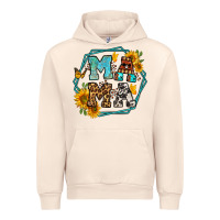 Sandshell sunflowers hexagon frame mama Urban Hoodie - Jasminsmagicworld