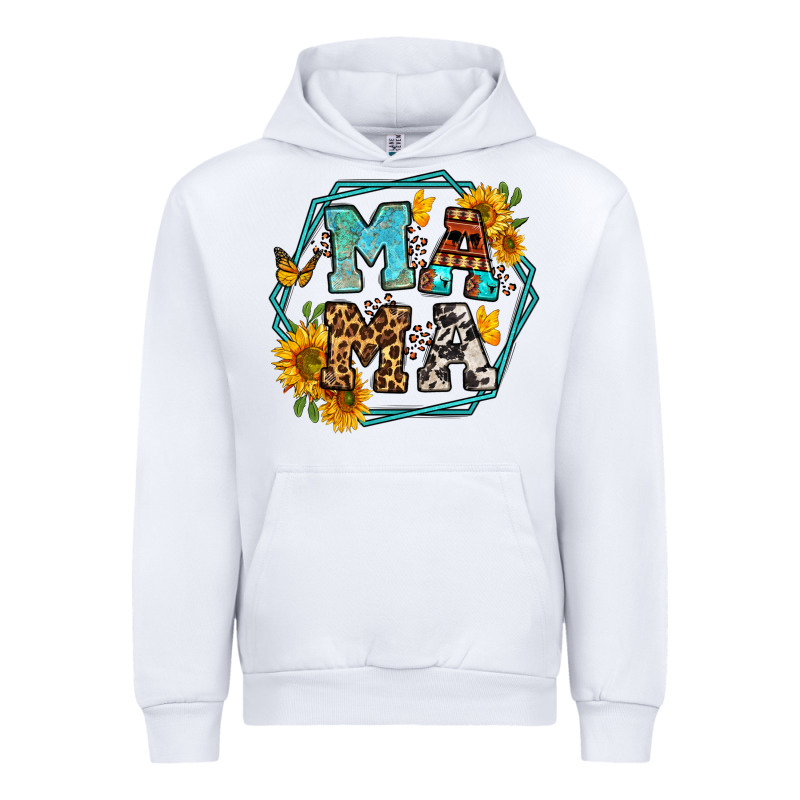 Sunflowers Hexagon Frame Mama Urban Hoodie by Jasminsmagicworld | Teevron
