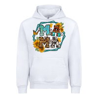 White sunflowers hexagon frame mama Urban Hoodie - Jasminsmagicworld