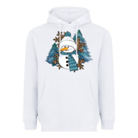 White Snowman Winter Heavyweight Hoodie - RanaPortraitStore