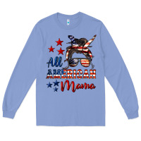 Colony Blue All American Mama Long Sleeve Tee - LillyAllenDesigns