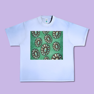 Turquoise Gemstone Glitter Urban Heavy Tee Designed By Jasminsmagicworld