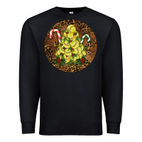 Black Softball Leopard  Christmas Premium Sweatshirt - RanaPortraitStore