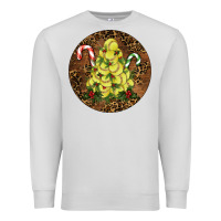 Dove Grey Softball Leopard  Christmas Premium Sweatshirt - RanaPortraitStore