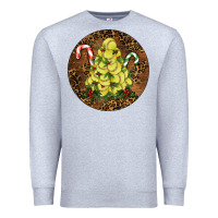 Heather Grey Softball Leopard  Christmas Premium Sweatshirt - RanaPortraitStore