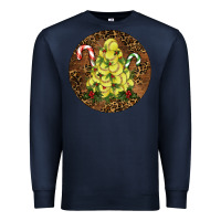 Navy Softball Leopard  Christmas Premium Sweatshirt - RanaPortraitStore