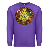 Purple Softball Leopard  Christmas Premium Sweatshirt - RanaPortraitStore