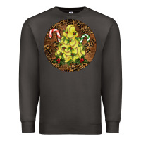 Smoke Softball Leopard  Christmas Premium Sweatshirt - RanaPortraitStore