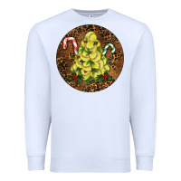 White Softball Leopard  Christmas Premium Sweatshirt - RanaPortraitStore
