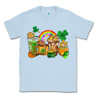 Dusty Blue St. Patricks coffee cups Classic Tee - HowdyJamesFarm
