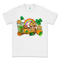 White St. Patricks coffee cups Classic Tee - HowdyJamesFarm