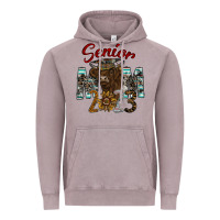 Vintage Zinc Senior Mom 2023 Vintage Hoodie - CowhideDigitalArt