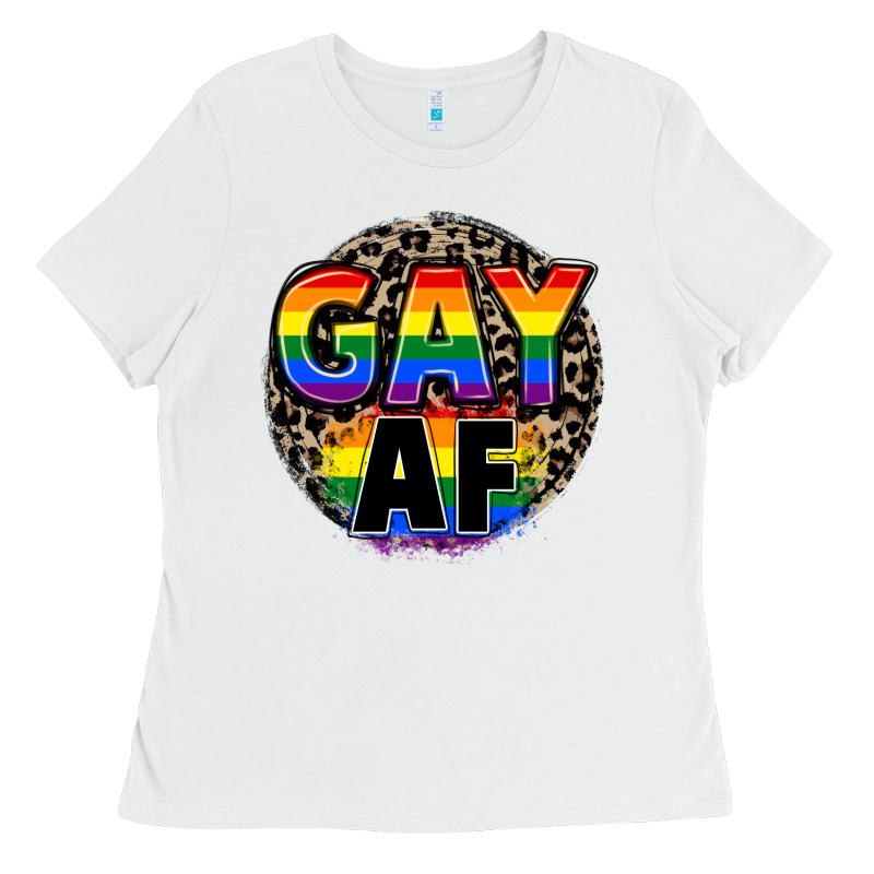 Gay Af Ladies Tee by FaDigitalArtStudio | Teevron