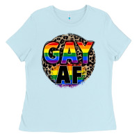Baby Blue Gay af Ladies Tee - FaDigitalArtStudio