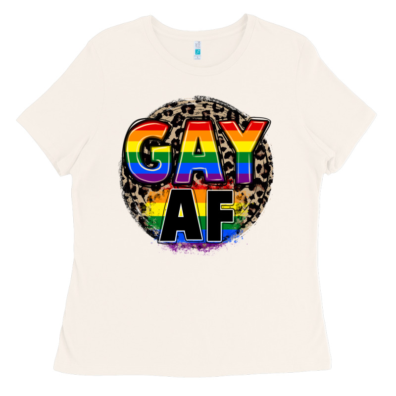 Gay Af Ladies Tee by FaDigitalArtStudio | Teevron