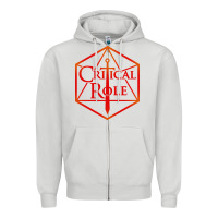 Dove Grey critical role Zipper Hoodie - DesigneFamous