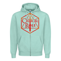 Seafoam critical role Zipper Hoodie - DesigneFamous