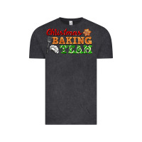 Vintage Black christmas baking team Vintage Tee - FaDigitalArtStudio