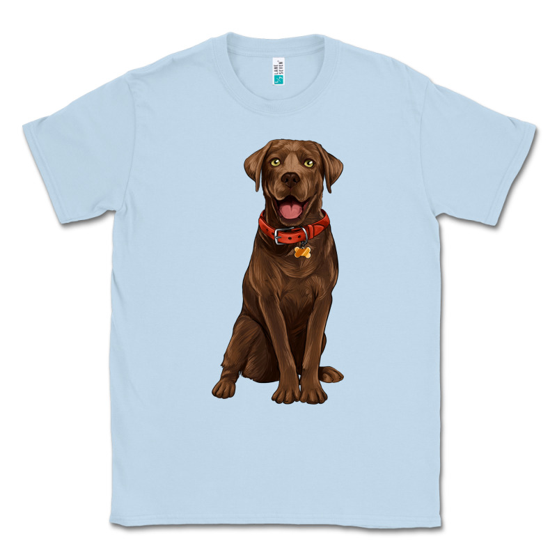 Chocolate Lab Labrador Retriever Classic Tee by Artiststas | Teevron