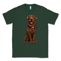Sports Green chocolate lab labrador retriever Classic Tee - Artiststas