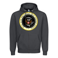 Smoke fake seal of the president of the united states Zipper Hoodie - DesigneFamous