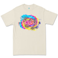 Bone Mama Tie dye Leopard Premium Tee - CowCowDesign