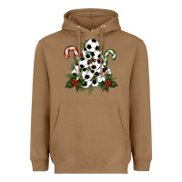 Toasted Coconut Lightning Soccer Christmas Tree Heavyweight Hoodie - RanaPortraitStore