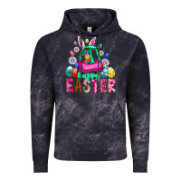 Cloud Black Easter Vintage Hoodie - CowhideDigitalArt