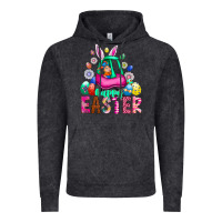 Vintage Black Easter Vintage Hoodie - CowhideDigitalArt