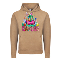 Vintage Coffee Easter Vintage Hoodie - CowhideDigitalArt