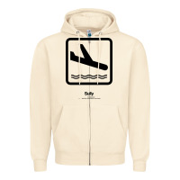 Sandshell sully movie silhouette Zipper Hoodie - DesigneFamous