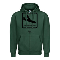 Sports Green sully movie silhouette Zipper Hoodie - DesigneFamous