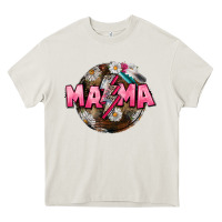 Cream Mama lightning bolt Mother's Day Heavy Core Tee - CowGirlArtShop