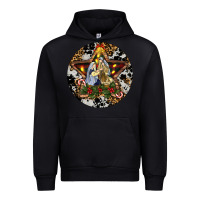 Black Oh Holy Night Christmas Urban Hoodie - RanaPortraitStore