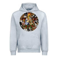 Heather Grey Oh Holy Night Christmas Urban Hoodie - RanaPortraitStore