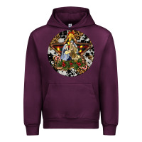 Mauve Wine Oh Holy Night Christmas Urban Hoodie - RanaPortraitStore