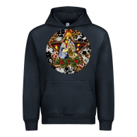 Navy Oh Holy Night Christmas Urban Hoodie - RanaPortraitStore