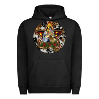 Pigment Black Oh Holy Night Christmas Urban Hoodie - RanaPortraitStore