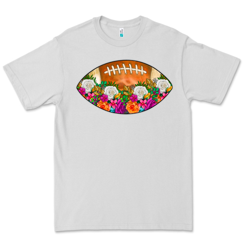 American Football Floral Premium Tee by CowCowDesign | Teevron