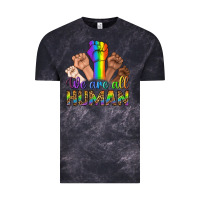 Cloud Black We Are All Human Vintage Tee - BundleAndBundleShop