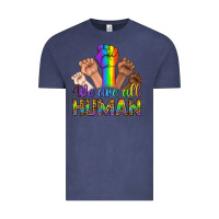 Vintage Denim We Are All Human Vintage Tee - BundleAndBundleShop