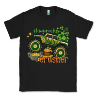 Black shamrock crusher st. patrick's day Classic Tee - HowdyJamesFarm