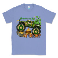 Colony Blue shamrock crusher st. patrick's day Classic Tee - HowdyJamesFarm