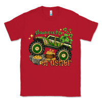 Red shamrock crusher st. patrick's day Classic Tee - HowdyJamesFarm