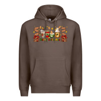 Coffee Christmas coffee cups Premium Hoodie - Artiststas