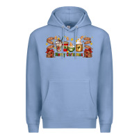 Colony Blue Christmas coffee cups Premium Hoodie - Artiststas