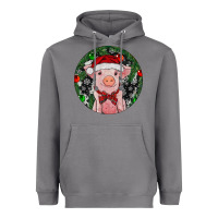 Storm Sitting Pig Christmas Heavyweight Hoodie - RanaPortraitStore